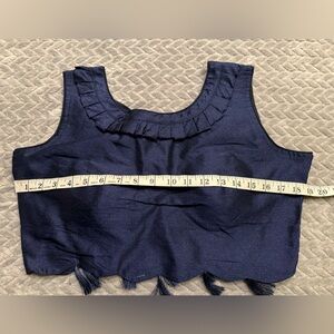 Navy blue versatile India outfit lehnga saree blouse